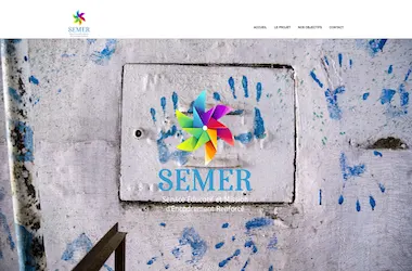 screen shot of Semer website